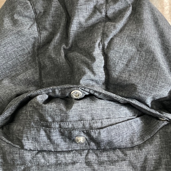 Lands' End Women's Charcoal Puffer Coat - Picture 9 of 10